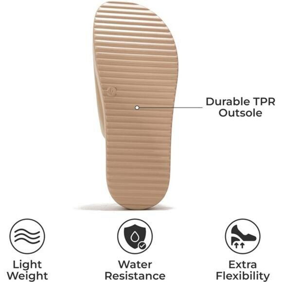 Wedge Platform Sandals for Women Memory Foam Cork Footbed Summer Slides  3 - Picture 4 of 6